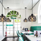 Crystal K9 Pendant Lamp: Modern Industrial Lighting for Bedroom and Kitchen