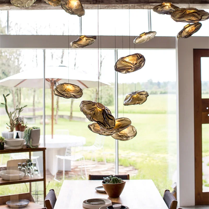 Cloud Glass Pendant Lights | Nordic Modern Blown Crystal Suspension Lamps