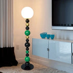 Colorful Glass Ball Floor Lamp for Living Room and Bedroom