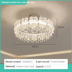 Postmodern Crystal Ceiling Light: Elegant European Style LED Nordic Room Lamp