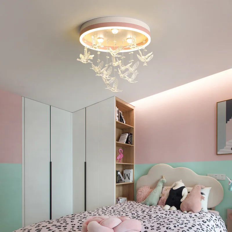 Crystal LED Ceiling Lamp for Kids' Room