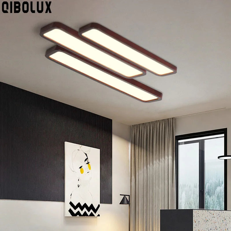LED Ceiling Lights: Modern Nordic Kitchen Study Living Room Dimmable Remote Control
