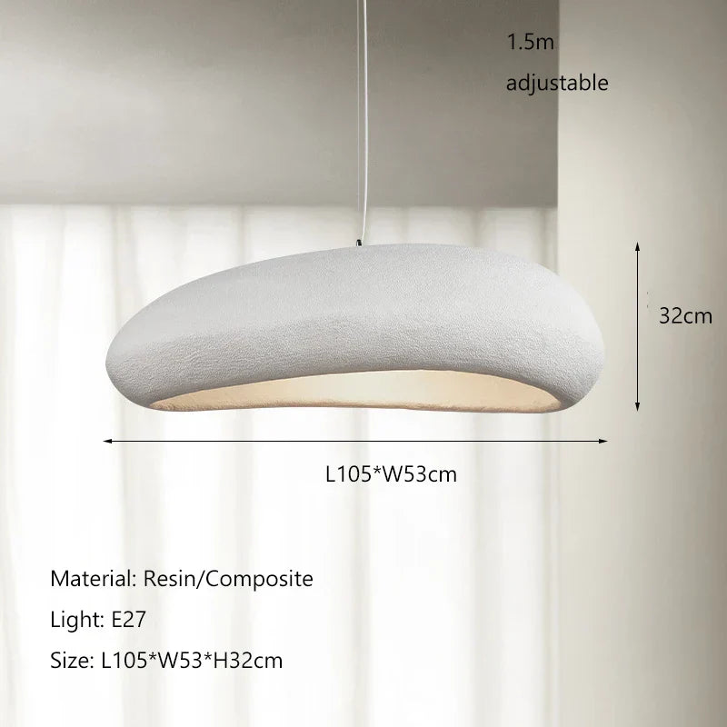 Nordic Wabi-Sabi LED Pendant Lights for Home Decor and Dining Room