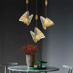 Luxury LED Butterfly Pendant Chandelier: Modern Nordic Hanging Lamp