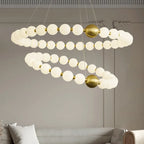 Nordic Acrylic Ball Chandelier for Dining and Kitchen Decor by Afralia™