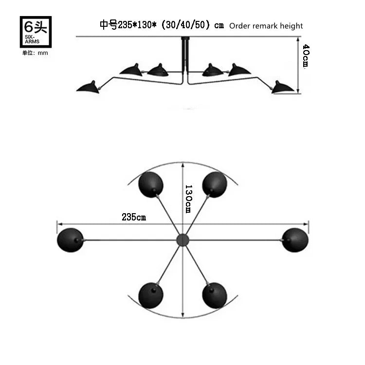 Adjustable Arm Floor Lamp: Japanese Ceiling Light for Industrial Loft Decor