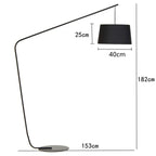 LED Fishing Floor Lamp: Stylish Indoor Lighting for Study, Bedroom, and Living Room