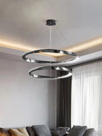 Modern Minimalist Circle Chandelier - Luxury Italian Ring Lamps