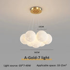 Bubble Ball LED Pendant Lights: Modern Chandelier for Living Dining Bedroom Office Decor
