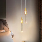 Modern Crystal LED Pendant Chandelier for Bedside Dining Living Room