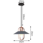 Iron Pendant Light for Dining Room, Kitchen, and Bedroom