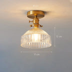 Glass Shade Pendant Ceiling Lamp for Kitchen Aisle Bedroom LED Lights Fixtures