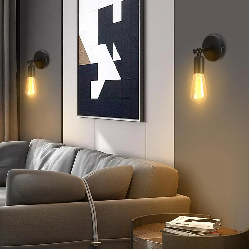 Modern LED E27 Wall Light Flexible Sconce Vintage Wall Lights Fixture for Bedroom