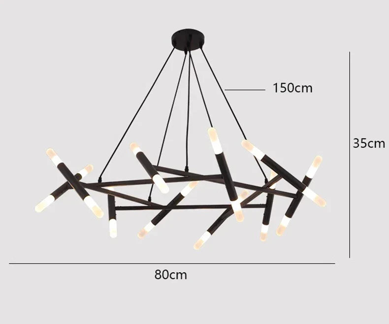 Modern LED Pendant Chandeliers for Living and Dining Room Lighting