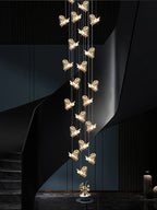 Crystal Chandelier: Modern Luxury Pendant Lights for Living Room, Staircase, Villa