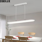 Nordic Pendant Light Black White Track Fixture for Kitchen Dining Room by Afralia™.
