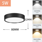LED Downlight Ceiling Spotlights 5/10/15/25W for Indoor Kitchen Lighting