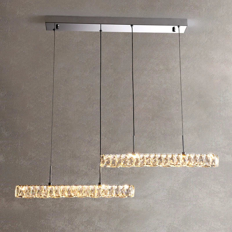 Crystal Luxury Golden LED Ceiling Chandelier