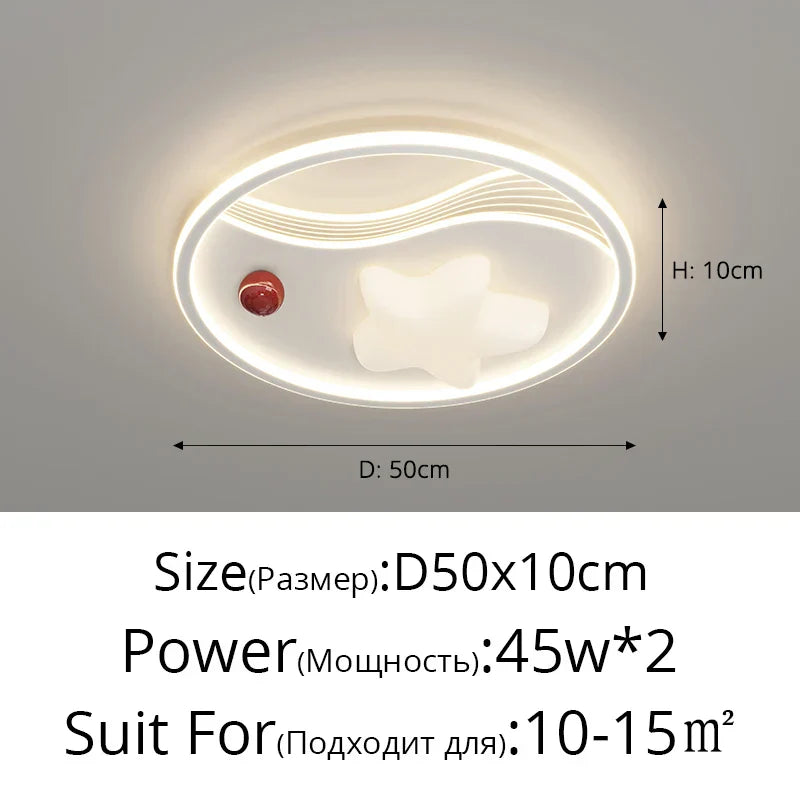 Minimalist Modern Ceiling Light for Bedroom Living Room Kitchen Indoor Decor Lamp