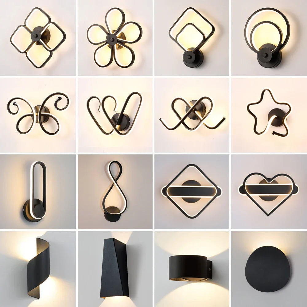 LED Acrylic Wall Light Shade for Bedroom Living Room Home décor