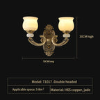 Luxury Natural Jade Chandelier for Duplex Villa and Restaurant, Guangdong Lamps