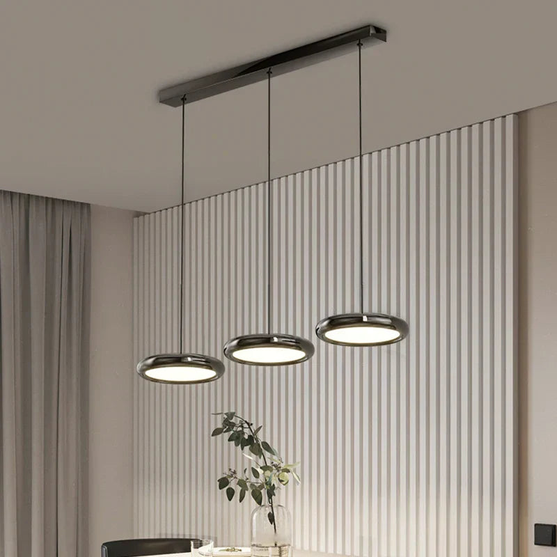 Modern LED Circle Pendant Chandelier for Dining Room & Kitchen