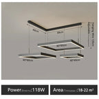 Modern LED Chandelier for Home Interior Decor Bedroom Living Room Lighting