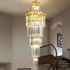 Light Luxury Crystal Chandelier for Elegant Villa Living Room & Hotel Lobby