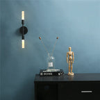 Modern Creative Glass Wall Lamps Ceiling Lighting 2-Heads Black Golden Fixture