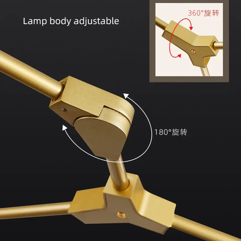 Modern Glass Chandelier Nordic Designer Pendant Light Industrial Hanging Light