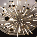 Elegant LED Chandelier for Staircase & Living Room Décor