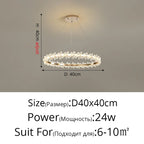 Crystal LED Chandelier for Home Decor & Luxury Lighting