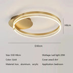Modern Minimalism Round Ring Ceiling Lamp LED Lighting Fixture