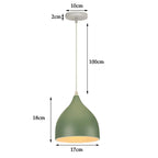 Colorful Nordic Pendant Light for Living Room Kitchen Restaurant Lighting