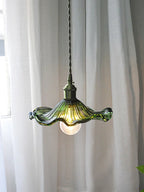 Lotus Leaf Pendant Lights: Modern Nordic Glass Pendant Lamp for Bedroom, Dining Room, Kitchen