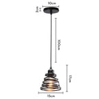Industrial Loft Pendant LED Ceiling Light for Home Living Room Kitchen Decor