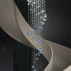 Butterfly Crystal Chandelier for High Ceilings & Staircases