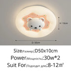 Kids Room Chandelier Remote Dimable Ceiling Lights
