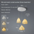 Modern 3D Printed Ceiling Chandelier for Living Room, Bedroom, and Dining Table