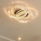 Modern LED Crystal Chandelier for Bedroom, Dining, Living Room Lighting