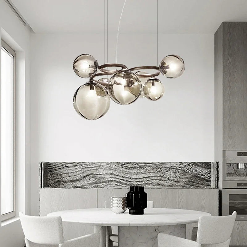 Magic Beans Chandelier: Modern Hanging Lamp for Dining Room & Parlor
