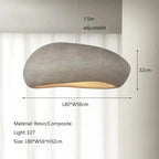 Wabi Sabi LED Chandelier: Modern Japan Style Pendant Light for Kitchen Island