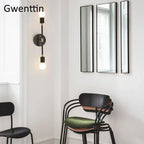 Nordic Gold Copper Wall Sconce for Modern Home Decor - Industrial Luminaire