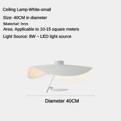 LED Saucer Ceiling Chandelier: Modern & Atmospheric Living Room Pendant Light
