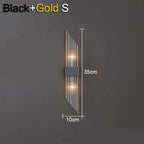 Crystal Wall Lamp: Elegant LED Indoor Lighting for Living Room, Bedroom, Hotel, and TV Background