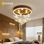 Dancing Girl LED Chandelier: Modern Kids Room Light, Cartoon Ceiling Lamp