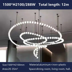 Pearl Necklace Chandelier: Modern Luxury Pendant Light for Living Room, Staircase, Foyer
