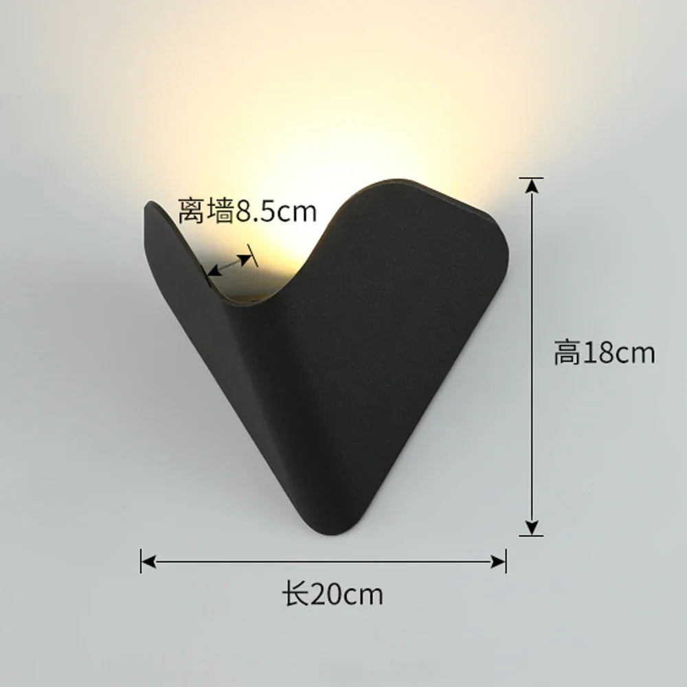 LED Wall Light Up Down Bedroom Lamp Sconce Living Room Home Decor Fixtures