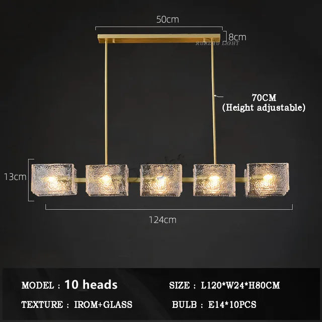 Crystal Chandelier: Modern Luxury Pendant Light for Living Room, Restaurant, and Bar