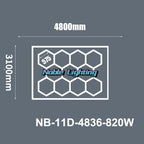 Honeycomb LED Ceiling Light for Car Showroom and Workshop